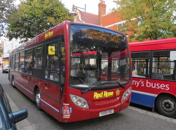 Red Rose ADL Enviro200 Diamond Jubilee bus YX08HBZ